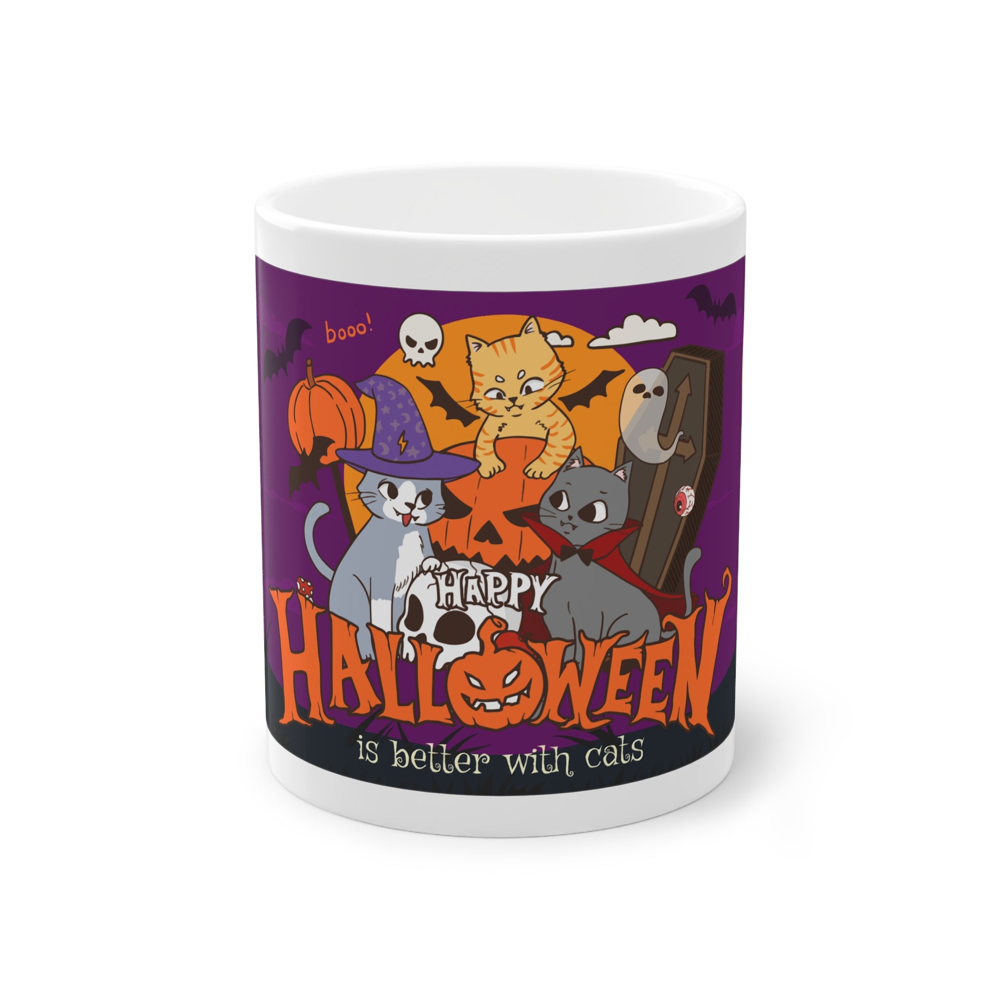 Happy Halloween is Better with Cats | Standard Mug
